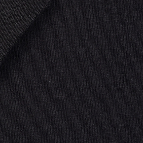 Bluză din bumbac cu mâneci lungi și imprimeu Minion, neagră Cool club 204290 3