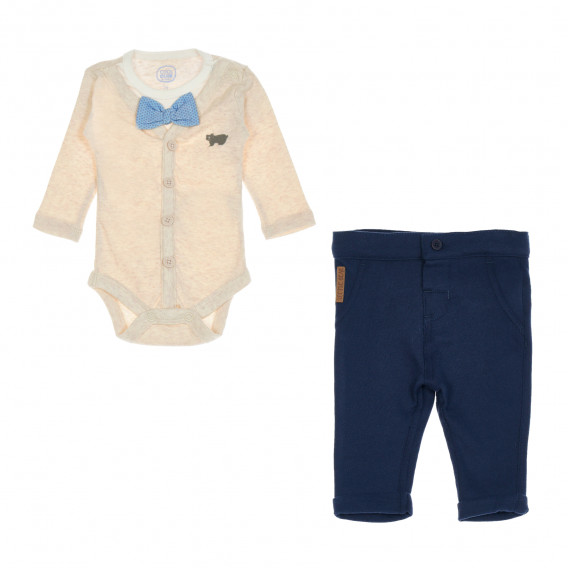 Set de body cu pantaloni pentru bebeluș, multicolor Cool club 204332 