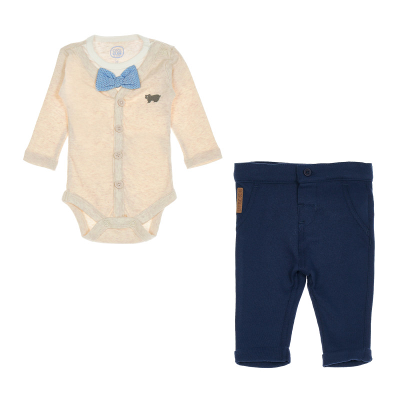 Set de body cu pantaloni pentru bebeluș, multicolor  204332