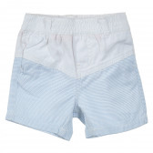 Pantaloni din bumbac, pentru bebeluși, alb și albastru Tape a l'oeil 205324 