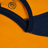 Bluză galbenă cu mâneci albastre Cool club 205503 3