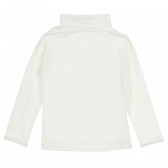 Bluză polo de bumbac pentru fete, albă Chicco 205688 8