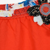 Tunică din bumbac pentru fetiță, roșie Naf Naf 205701 2