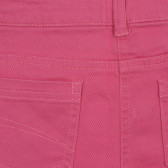 Pantaloni de culoare roz cu nasture și buzunare pentru fete Tape a l'oeil 205841 7