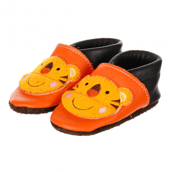 Pantofi portocalii pentru bebeluși Trostel 206264 