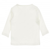Bluză cu imprimeu de cățeluși pentru bebeluș, albă Cool club 206354 4