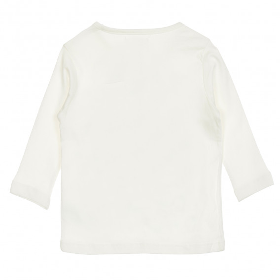 Bluză cu imprimeu de cățeluși pentru bebeluș, albă Cool club 206354 4