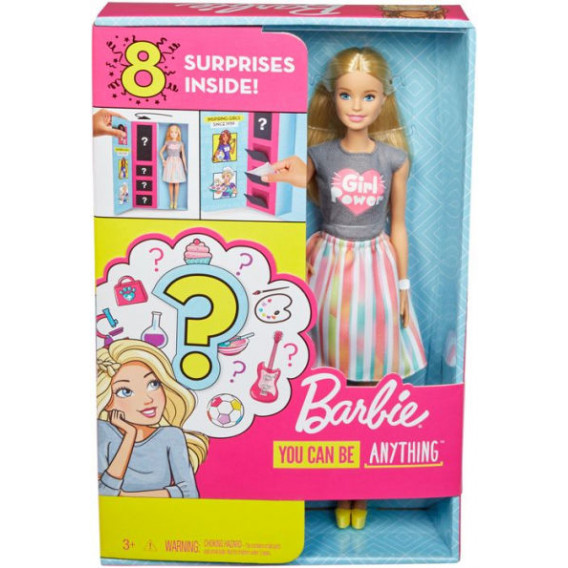 Păpușă Barbie cu o profesie - o surpriză Barbie 206436 