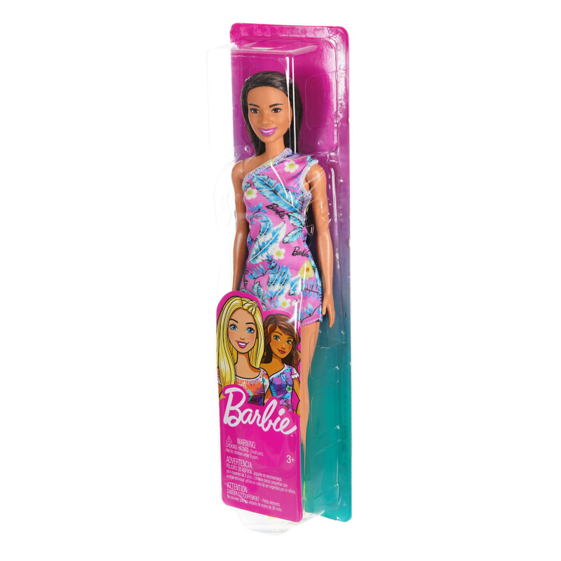 Păpușa Barbie cu o rochie de flori №2  206584