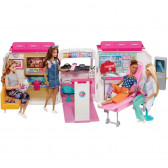 Păpușa Barbie Clinică Mobilă - set de joacă cu Ambulanță Barbie 206594 7