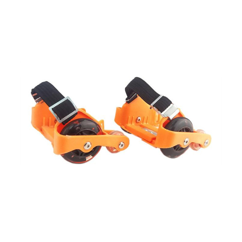 Patine portocalii cu lumini LED, pentru pantofi  206881