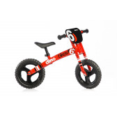 Bicicletă pentru echilibru de culoare roșie de 12 " Dino Bikes 20689 