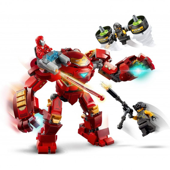 Set de construit -  Iron Man Hulk buster împotriva agentului AIM, 456 părți Lego 206963 3