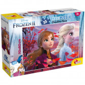 Puzzle 2 în 1 "Frozen Kingdom" SUPERMAXI 35 de piese Frozen 207062 