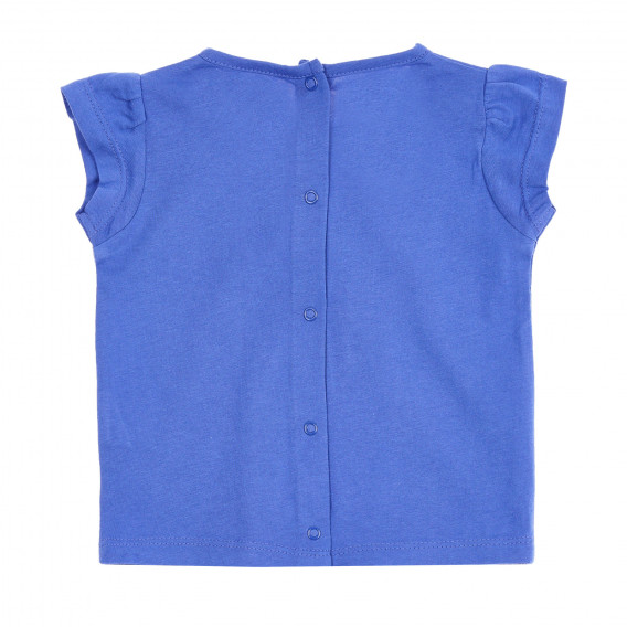 Bluză pentru bebeluși cu mâneci scurte, albastră Tape a l'oeil 207292 4