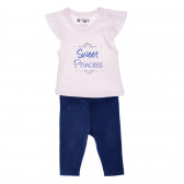 Bluză pentru bebeluși din bumbac, roz NINI 207348 