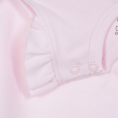 Bluză pentru bebeluși din bumbac, roz NINI 207350 3