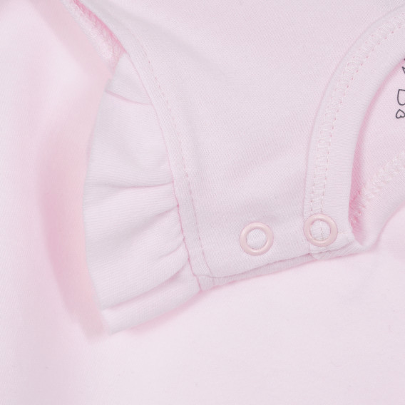 Bluză pentru bebeluși din bumbac, roz NINI 207350 3