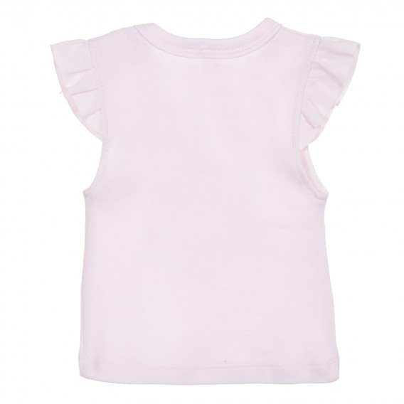 Bluză pentru bebeluși din bumbac, roz NINI 207351 4