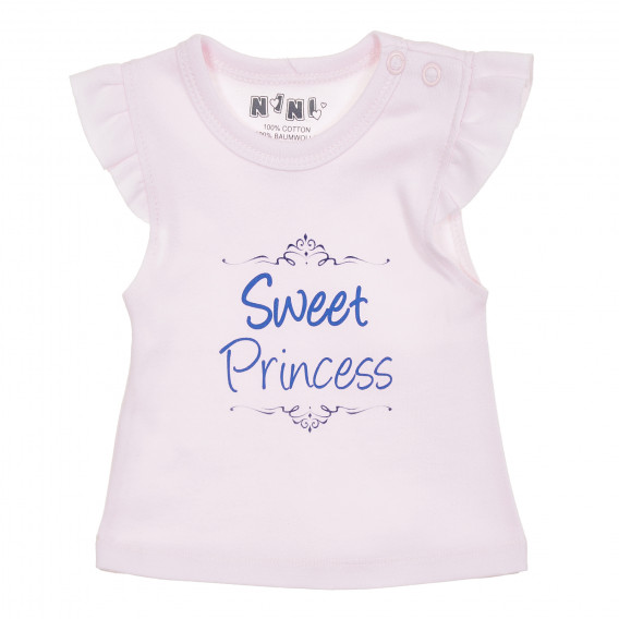 Bluză pentru bebeluși din bumbac, roz NINI 207354 7