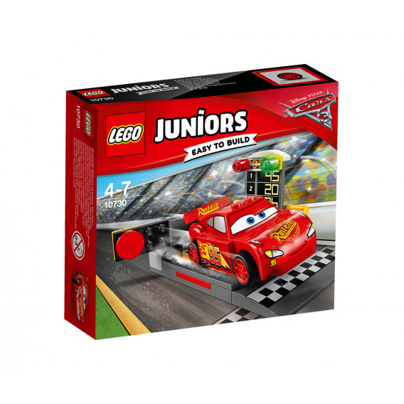 Constructor Lego Junior- Lănsător de viteză Fulger McQueen Lego 20742 