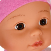 Păpușă Cute Baby roz cu biberon, 30 cm Dino Toys 207446 4