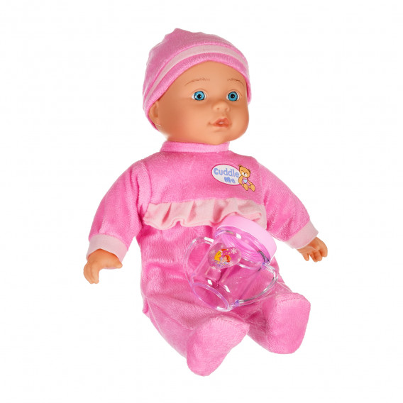 Păpușă Cute Baby cu biberon, albă, 30 cm  Dino Toys 207487 2