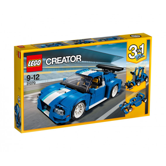 Proiectant de mașini de curse Turbo din 664 de piese Lego 20749 