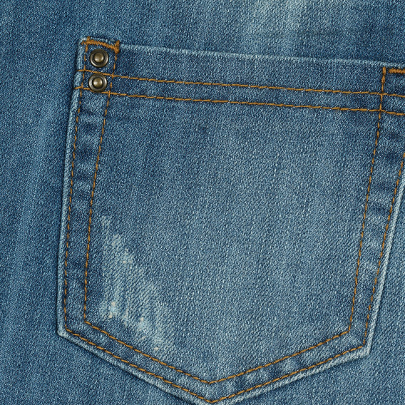 Jeans cu fundă, pentru fete, albastru Tape a l'oeil 207530 7