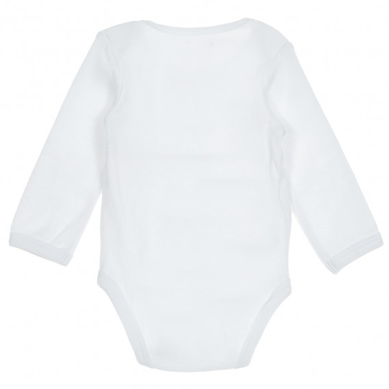 Body din bumbac pentru bebeluși, în alb Tape a l'oeil 207574 4