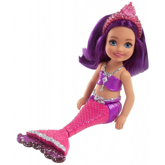 Păpusă sirenă Barbie Dreamtopia cu păr mov Barbie 207639 