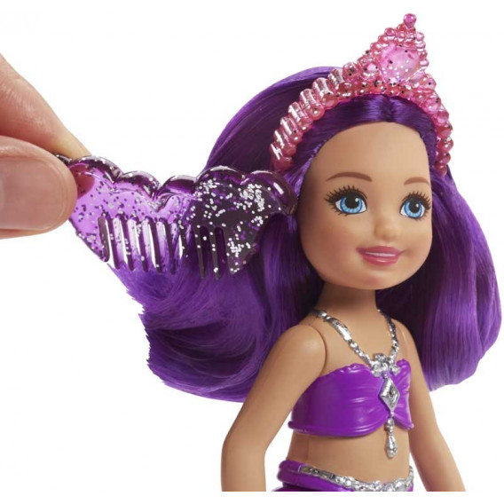 Păpusă sirenă Barbie Dreamtopia cu păr mov Barbie 207640 2