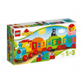 Set Lego Duplo - Tren și numere, 23 de piese Lego 20768 