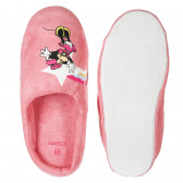 Papuci de casă în roz cu imprimeu Minnie Mouse Disney 208371 3