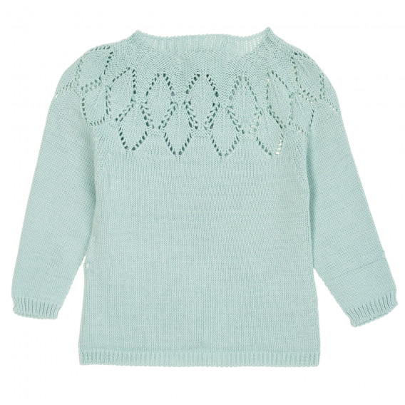 Cardigan tricotat cu tricot decorativ pentru bebeluși ZY 208558 4