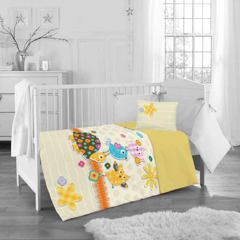 Lenjerie de pat din 3 piese - Țestoasa galbenă  20878
