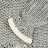 Cardigan cu tricot ajurat și guler pentru bebeluși ZY 208781 3