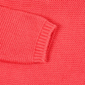 Cardigan scurt tricotat pentru bebeluși, roz ZY 208837 3