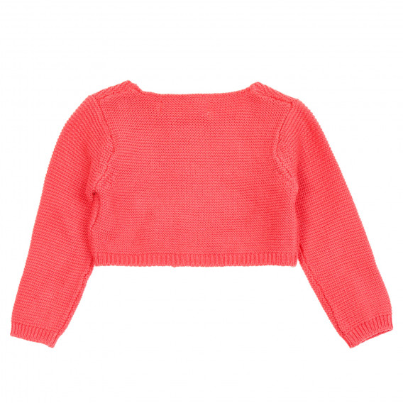 Cardigan scurt tricotat pentru bebeluși, roz ZY 208838 4