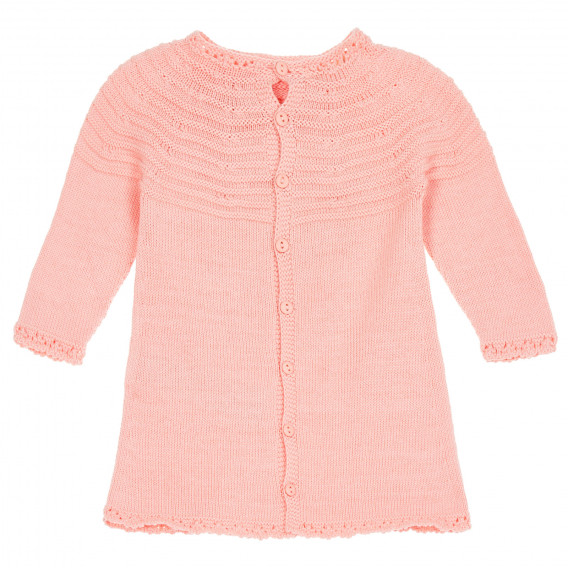 Rochie tricotată pentru bebeluș, roz ZY 209026 4