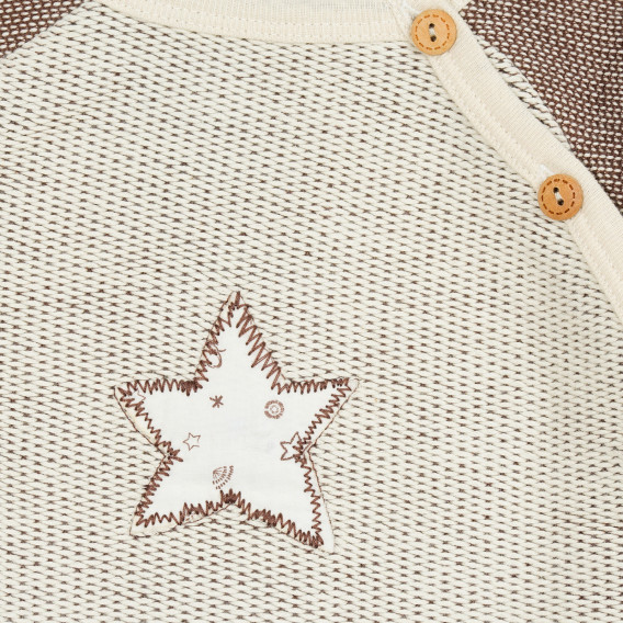 Bluză tricotată cu închidere laterală pentru bebeluș ZY 209060 2