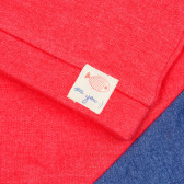 Hanorac cu mâneci albastre pentru bebeluș, roșu ZY 209117 3