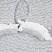 Pulover tricotat cu volane pentru bebeluși ZY 209125 3