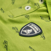 Tricou de băieți cu emblemă aplicată, verde Lamborghini 20917 3
