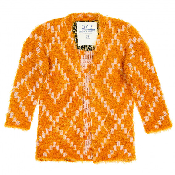 Jachetă portocalie ZY 209179 