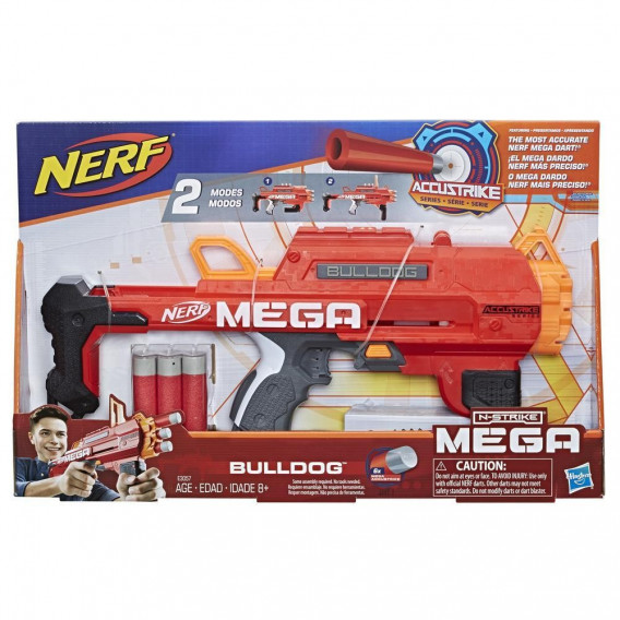 Bulldog blaster cu 6 proiectile Nerf 209993 2