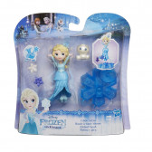 Mini păpușă Elsa cu accesorii, 8 cm Frozen 210022 2