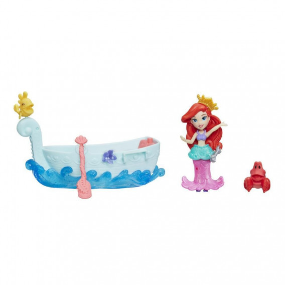 Figurina Ariel cu o barcă Disney Princess 210089 2