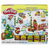 Set de modelare calendar de Crăciun Play Doh 210322 2