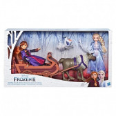 Set de păpuși Elsa și Anna cu sanie Frozen 210436 2